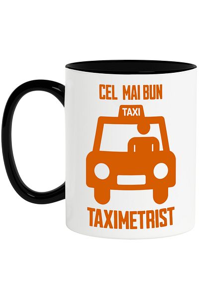 StoryGift Romania Mug For The Best Taxi Driver, Car, Lovers, 330ml, Ceramic With Handle, With,stg