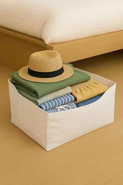 HİG HOME Large Size, under Base Organizer Bag 62X46X22 cm 1 Piece