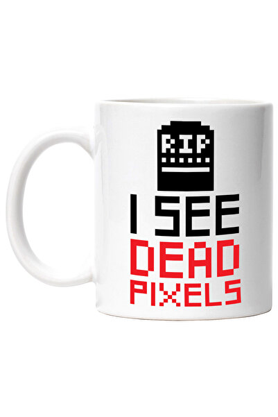 StoryGift Romania Cana Cu Mesajul In Engleza "rip, I See D3ad Pixels" - Vad Pixeli M0rti Calculato, Cu ,stg