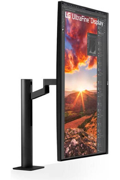 LG 32" UHD 4K IPS Monitor with Ergo Stand, 60Hz Refresh Rate & 5ms Response Time, USB-C with 60W