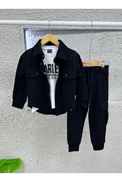 Butik Remo Kids 3lü Krem Takım 3-12 Yaş