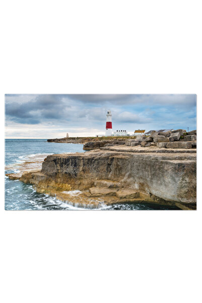 StoryGift Romania Tablou Canvas 140 X 90cm Farul Portland Bill In Dorset Peis...