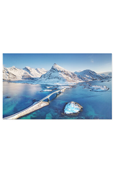 StoryGift Romania Tablou Canvas Podurile Fredvang, Insulele Lofoten, Norvegia...