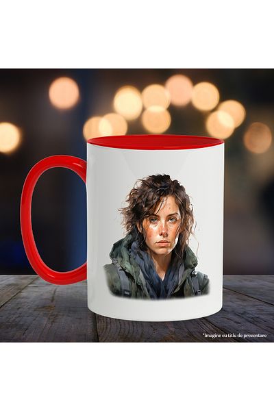 StoryGift Romania Mug With Ellie Williams, Fictional Character, Video Game Lovers, Multicolor 33, With ,STG .