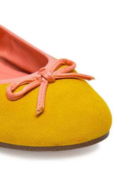 Tamaris tamaris women's ballerinas 1-22166-44 yellow