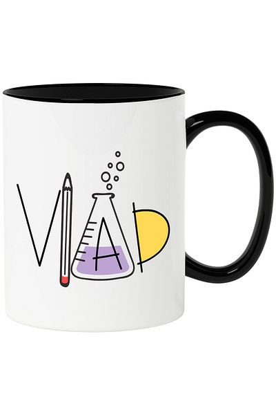 StoryGift Romania Mug With The Name Vlad, And Funny Message, Curious, Sociable, Galagio, 330ml, Ceramic, With,STG.
