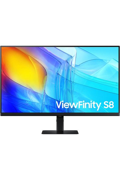 Samsung 32" ViewFinity S8 UHD Monitor, IPS Panel, 4K (3840x2160) Resolution, HDR10, 60Hz Refresh