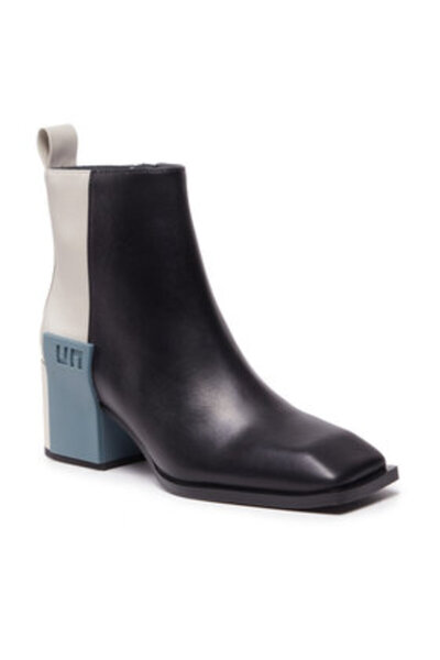 United Nude ghete de damă până la gleznă 1078578816 negre