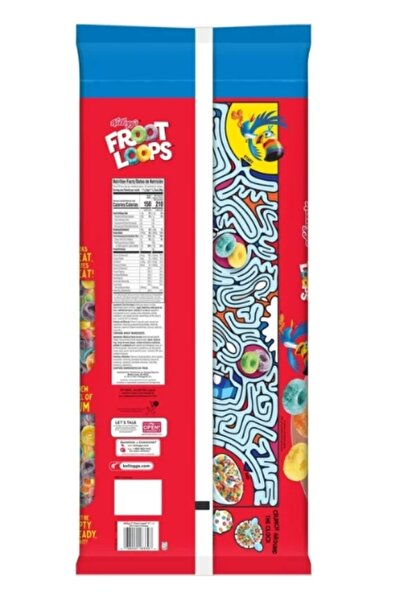 GENERAL Froot Loops Natural Fruit Flovors Kahvaltılık Atıştırmalık Meyve Aromalı Gevrekler 32 OZ 910 gr