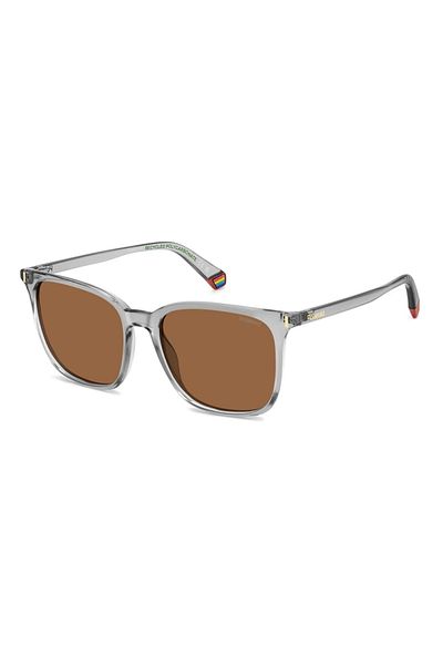 Polaroid Polarized Sunglasses Men Polaroid PLD 6226/S KB7/HE, Plastic, Transparent, 57 mm