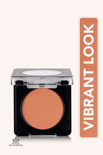 Flormar Compact Matte Finish Blush - Pink-brown Blush-on - 107 Peachy Brown - 8682536051774