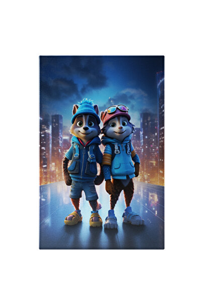 StoryGift Romania Tablou Canvas: Desen Animat Patrula Secretă Pisic Și Cățel ...