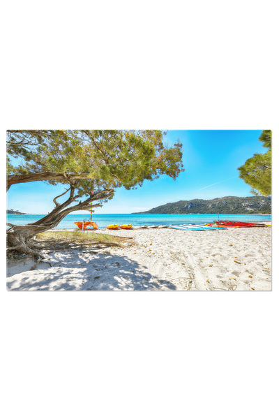 StoryGift Romania Tablou Canvas Vedere Fascinanta A Plajei Santa Giulia Corsi...