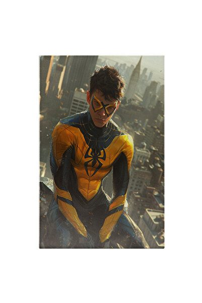 StoryGift Romania Tablou Canvas: Personaj Masculin Spiderman Pe O Cladire - C...