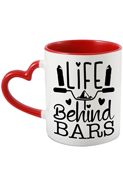 StoryGift Romania Cana Pentru Pasionatii De Plimbari Cu Bicla Si Mesajul "life Behind Bars" - Viat, Cu ,stg