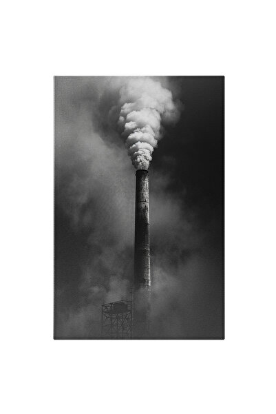 StoryGift Romania Tablou Canvas: Turn Înalt Care Produce Aburi Denși- Fotogra...