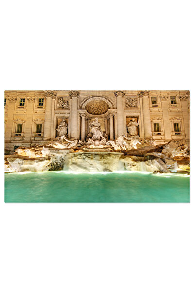 StoryGift Romania Tablou Canvas Fantana Di Trevi Faimoasa Din Roma, Italia, A...