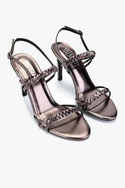 Valmenti Women's Vegan Gray Evening Dress Shoes