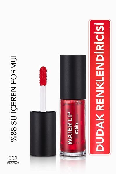 Flormar Permanent Matte Lip Tint (Red) - Water Lip Stain - 002 Love Craft -8682536042178