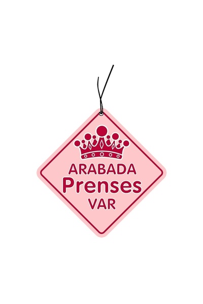 siriuslife 4'Lü Arabada Prenses Var Tasarımlı Dekoratif Oto, Araç, Araba Koku...