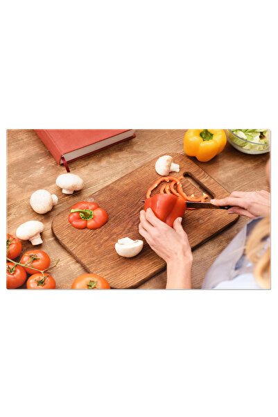 StoryGift Romania Tablou Canvas - Gatind Sanatos Acasa: Taierea Ardeilor Si Prospetime - Cuisine, Detox, Faceless