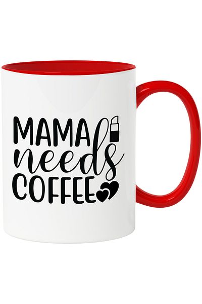 StoryGift Romania Heart mug for a mom who needs coffee - caffeine addict with, With, STG.
