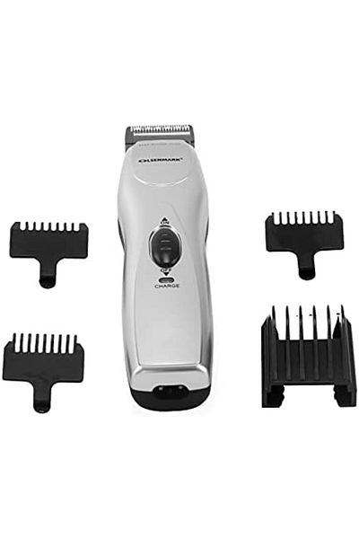 Olsenmark Rechargeable Hair Trimmer - Led Indicator Light Rechargeable - Cordless - Chromium Steel