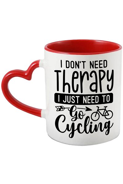 StoryGift Romania The mug for cycling enthusiasts who don't need therapy, but a ride, With ,STG.