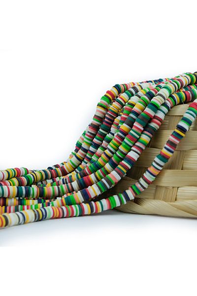 Prestij Boncuk Fimo Bead Sequence 6 mm |   Mixed Color Model-02