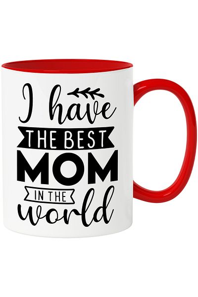 StoryGift Romania Mug with the message "I have the coolest mom in the world" - praise, pride, appreciation with , With ,STG.