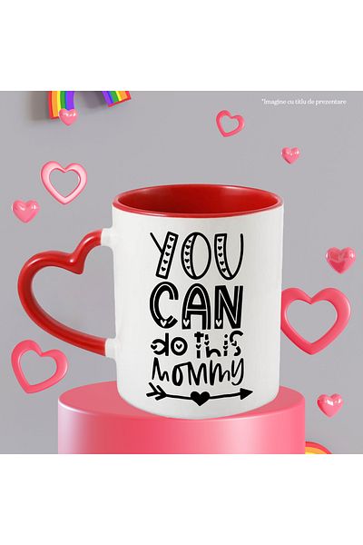 StoryGift Romania Mug with a message of support from children for their beloved and appreciative mother, With ,STG