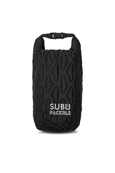 SUBU papuci unisex SUBPACKABLE OUTLINE BLACK negru