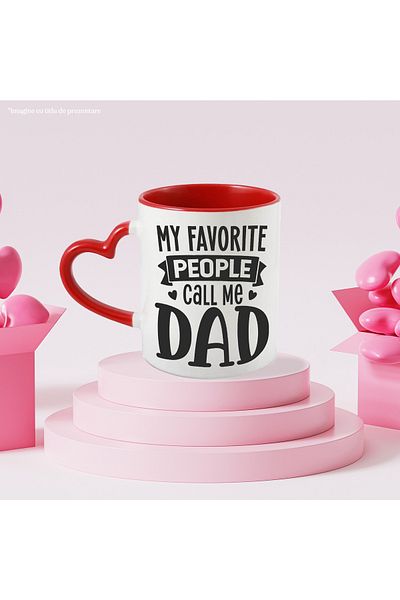 StoryGift Romania Mug with Funny Text in English My Favorite People Call Me Dad, Mel People, With,STG