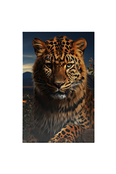StoryGift Romania Tablou Canvas: Domnia Animalelor Sălbatice În Ochii Leopard...