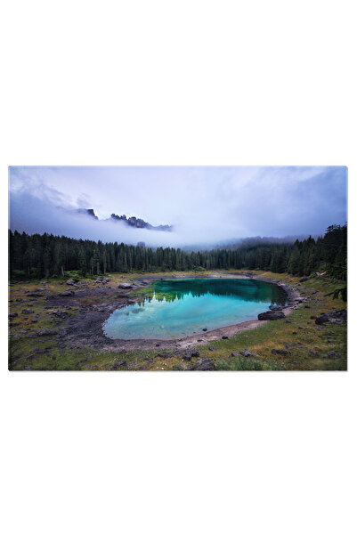 StoryGift Romania Tablou Canvas 40 X 25cm Peisaj In Alpii Italieni, Catinacci...