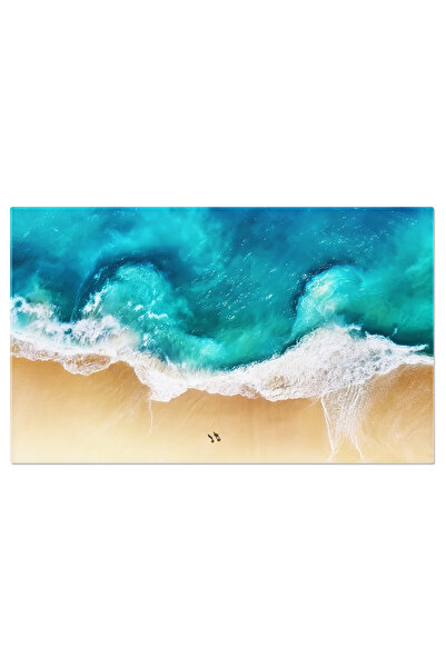 StoryGift Romania Tablou Canvas 90 X 60cm Panorama Coastei Aerian, Panorama, ...