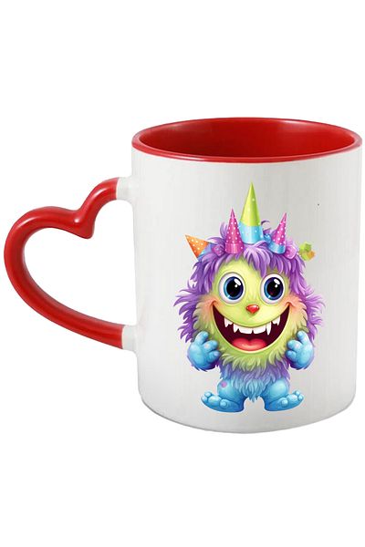 StoryGift Romania Mug with a cheerful creature | illustration | anniversary | birthday | for cop, With,STG.