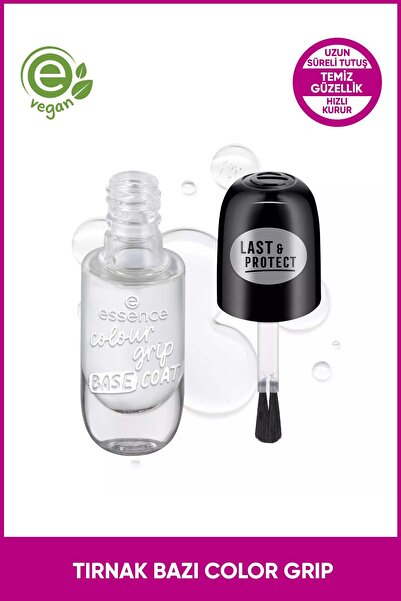 Essence Colour Grip Base Coat Parlak Top Cila