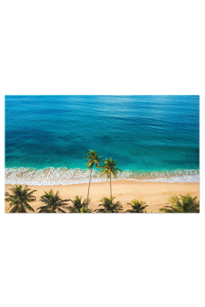 StoryGift Romania Tablou Canvas 90 X 60cm Vedere Aeriana A Paradisului Tropic...