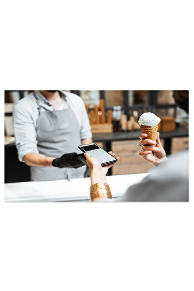 StoryGift Romania Canvas Painting 120 x 80CM Contactless Payment in Ice Cream...