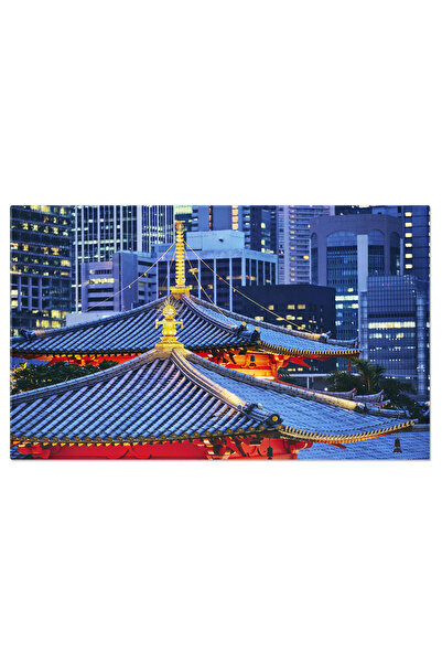 StoryGift Romania Tablou Canvas Singapore La Amurg, Templu, Arhitectura Moder...