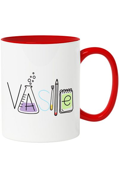 StoryGift Romania Mug With Name Vasile, and Funny Message, Curious, Sociable, Galagio, 330ml, Ceram, With,STG.