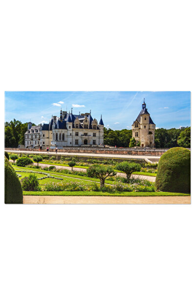 StoryGift Romania Tablou Canvas Castelul Chenonceau In Valea Loarei Chenoncea...