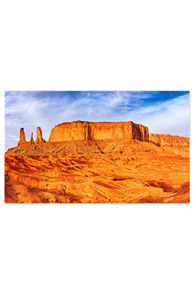 StoryGift Romania Tablou Canvas Monument Valley Cu Formatii De Stanca America De Sud-vest, Parc National, Eroziun