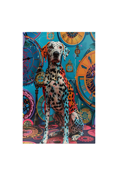 StoryGift Romania Tablou Canvas: Explozia Culorilor Pe Dalmațianul Deja Pătat...