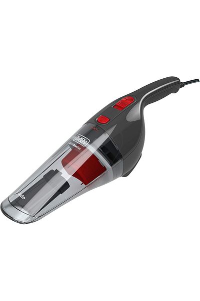 Black&Decker Black & Decker 12V DC Auto Dustbuster Handheld Vacuum for Car Red/Grey NV1200AV 2 Years Warranty