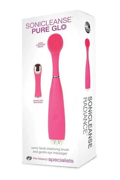 RİO BEAUTY Rio Fara Electric Facial Brush, Sonic Massage, Silicone Surface, Waterproof, Usb Charging, Pink