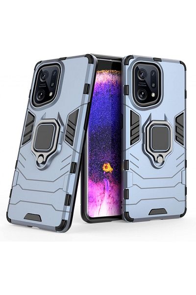 TingYR Husă de protecție pentru OPPO Find X5 TingYR, TPU, albastră, 6,4 inci