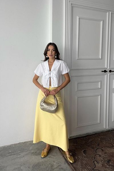 modaserdem White Lace Collar Shirt