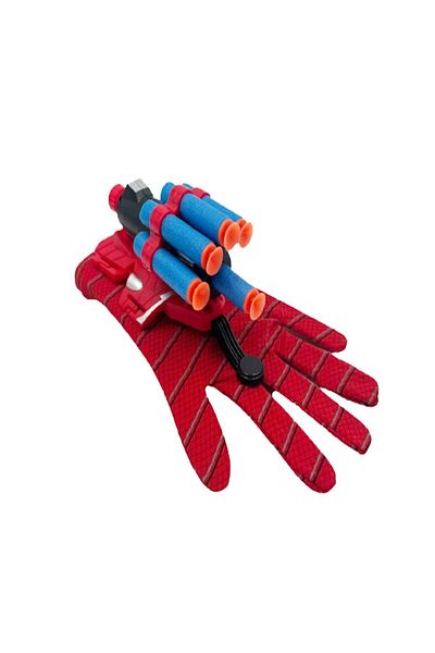 KidMania Set of two Spider sponge disc launcher gloves and suction cups for children, 5 years